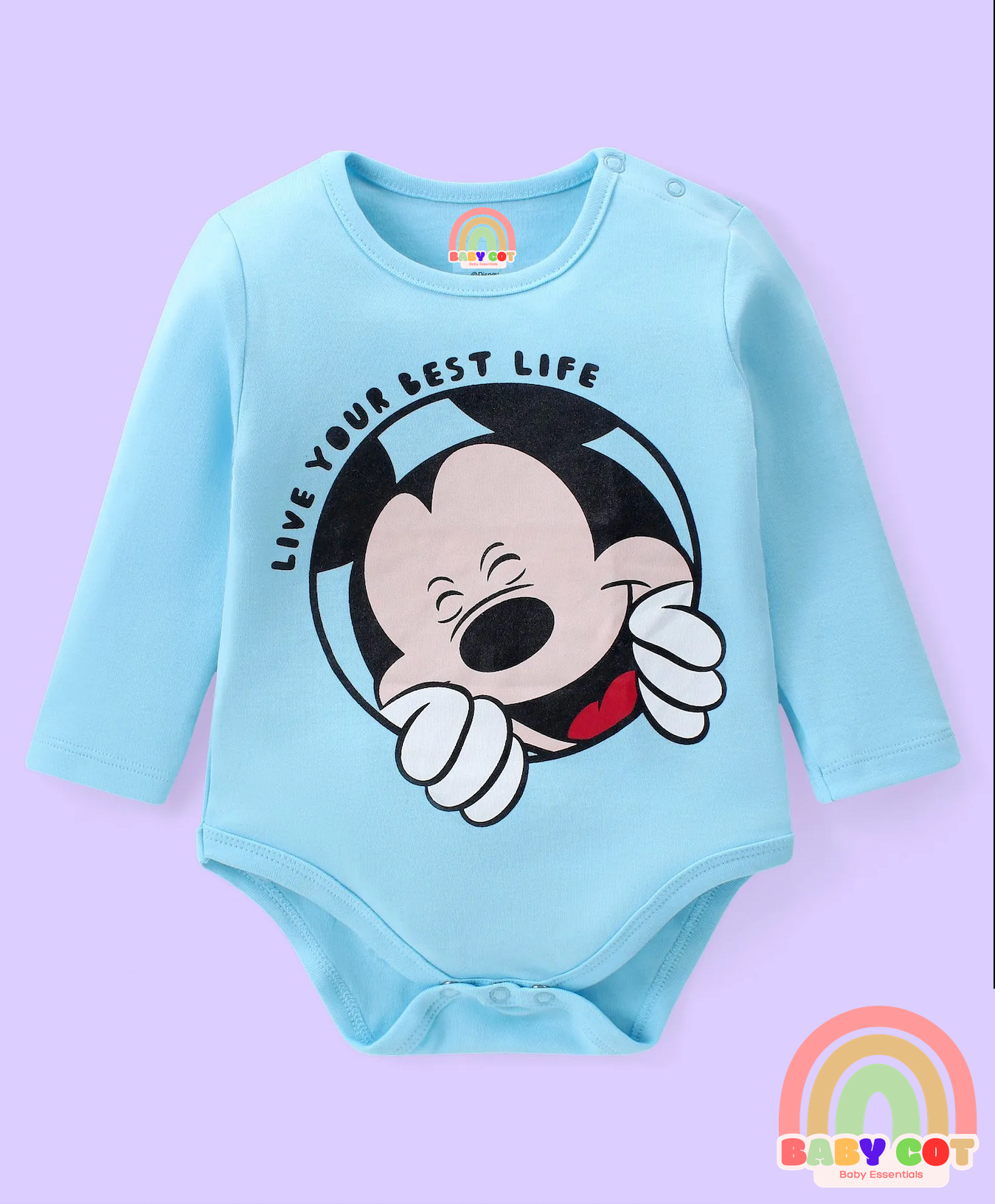 Full Sleeves Onesies With Printed Graphics Pack of 3 - Multicolour