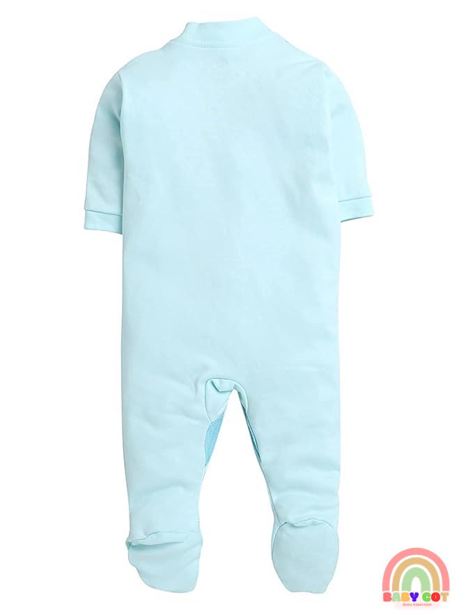 100% Cotton Mint Rompers Sleepsuits Jumpsuit Night Suits for Infants Newborn Baby Boys & Girls