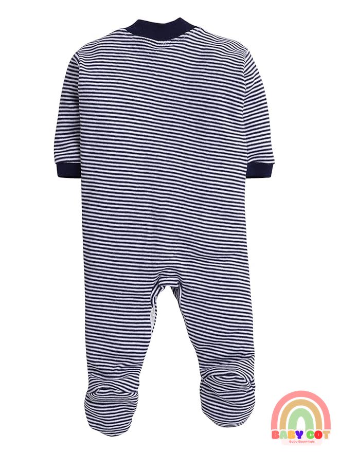100% Cotton Rompers Sleepsuits Jumpsuit Night Suits for Infants Newborn Baby Boys & Girls