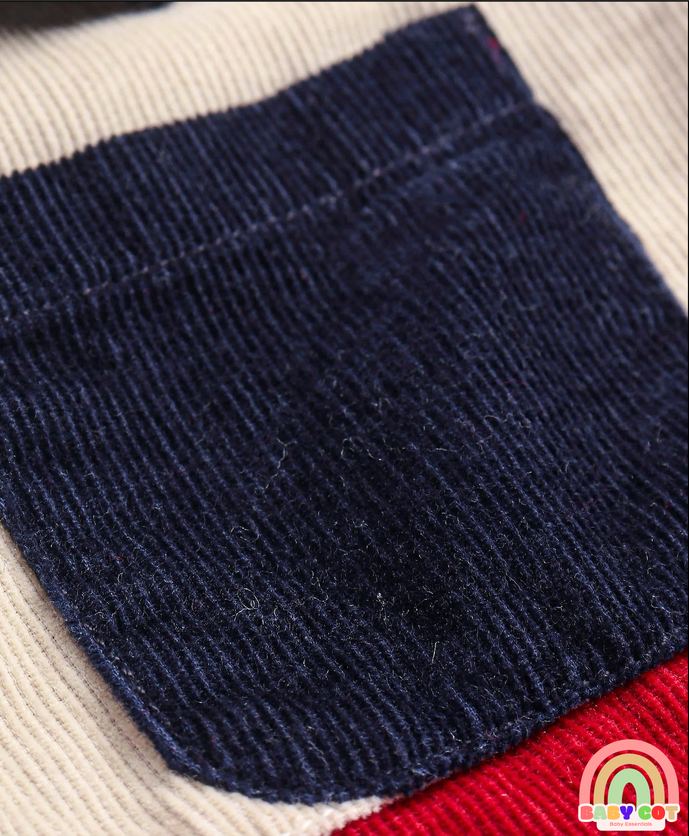 Cotton Woven Full Sleeves Corduroy Shirt With Cut & Sew Design - Dark Red