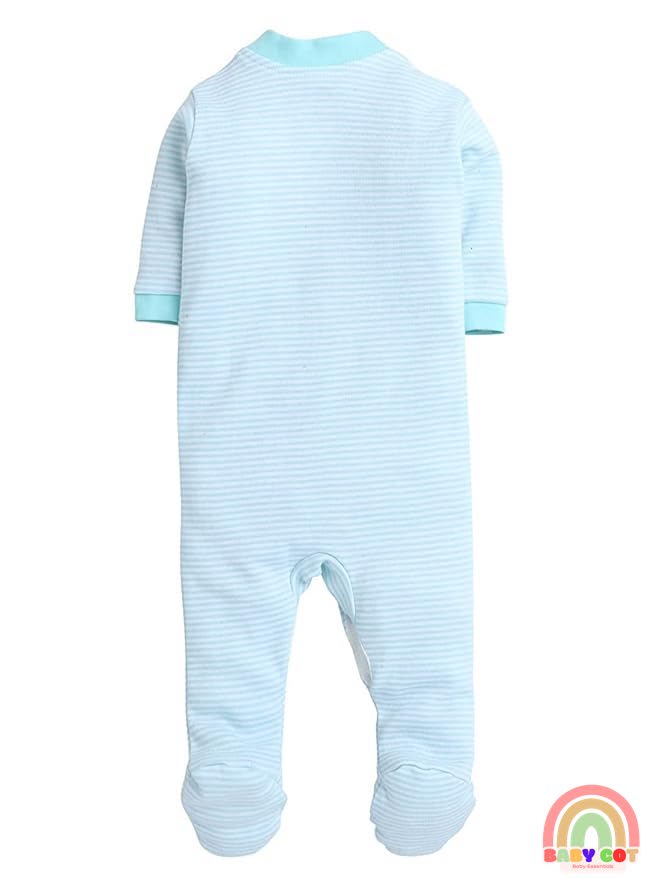 100% Cotton Mint Rompers Sleepsuits Jumpsuit Night Suits for Infants Newborn Baby Boys & Girls