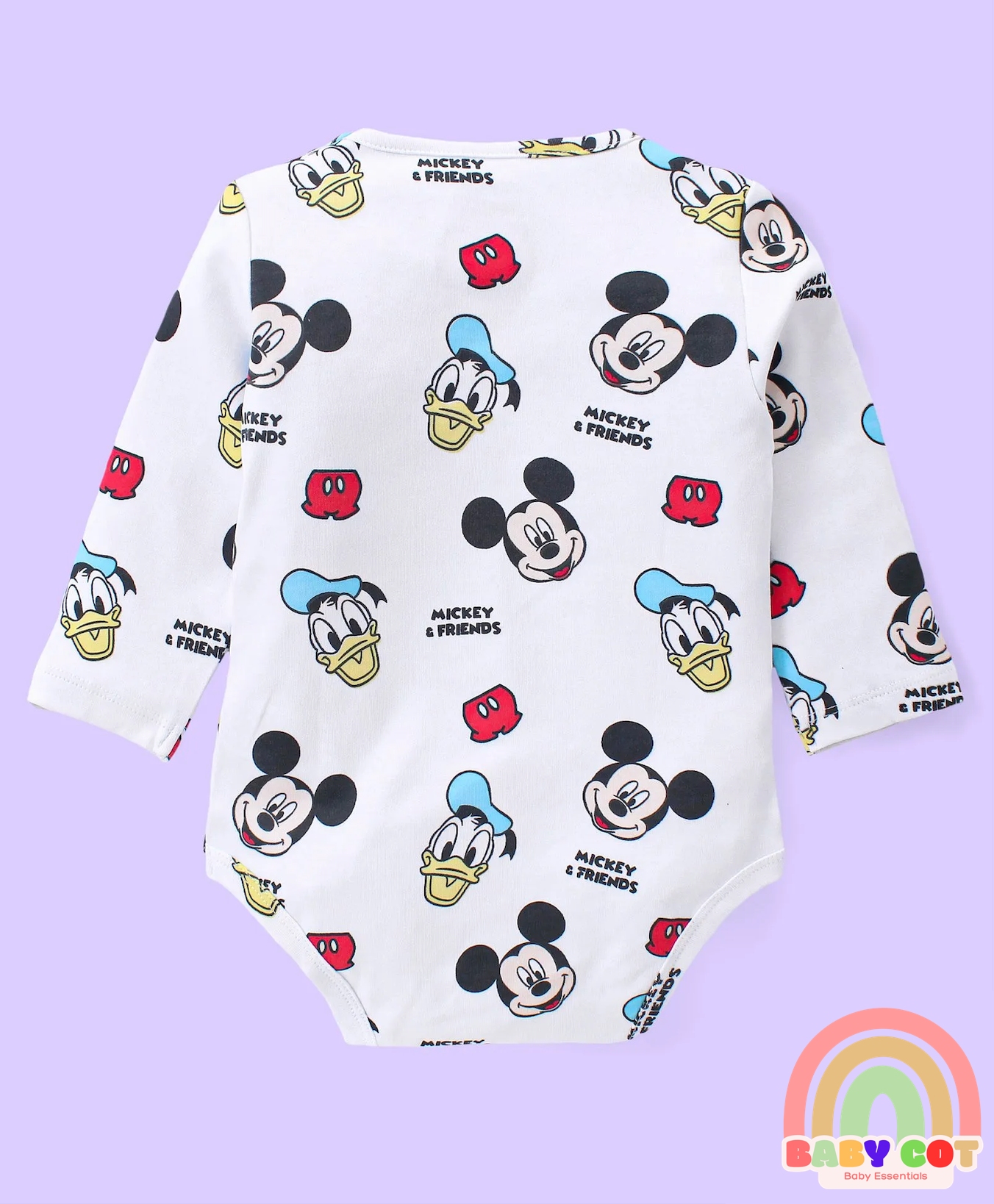 Full Sleeves Onesies With Printed Graphics Pack of 3 - Multicolour