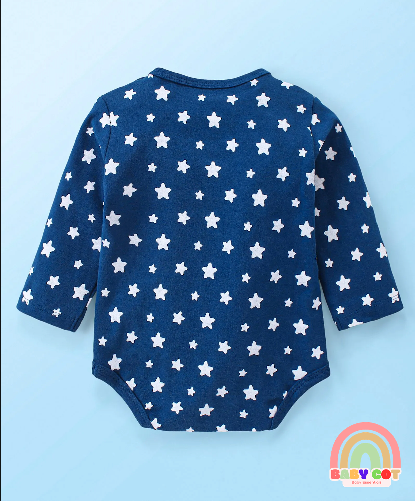 Interlock Knit Full Sleeves Onesies With Printed Graphics Pack of 3 - Red White & Navy Blue