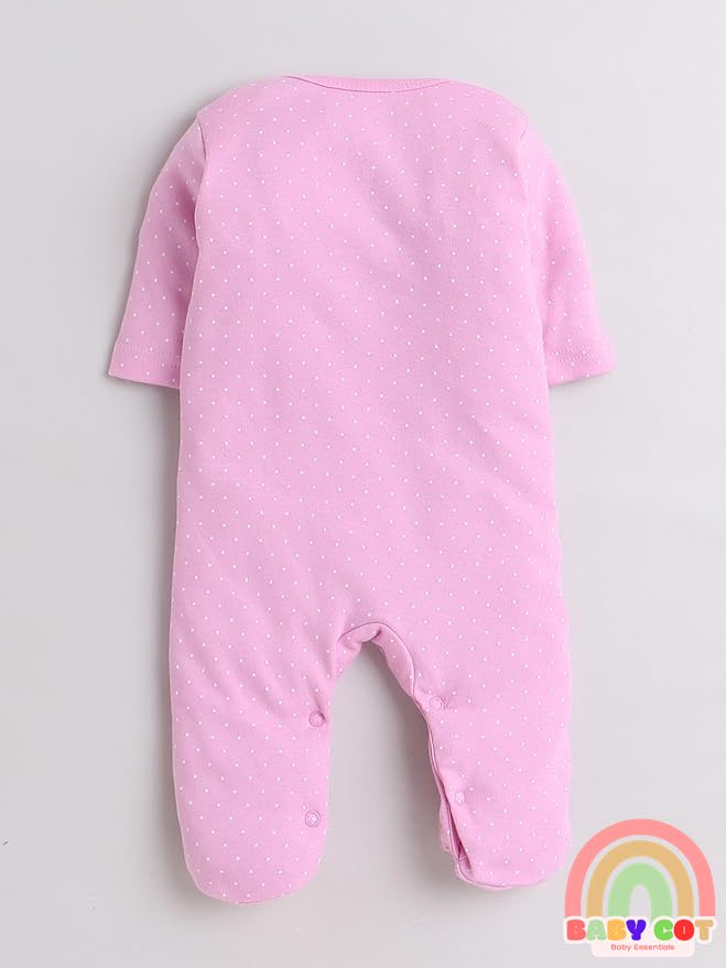 100% Cotton pink/blue Rompers Sleepsuits Jumpsuit Night Suits for Infants Newborn Baby Boys & Girls