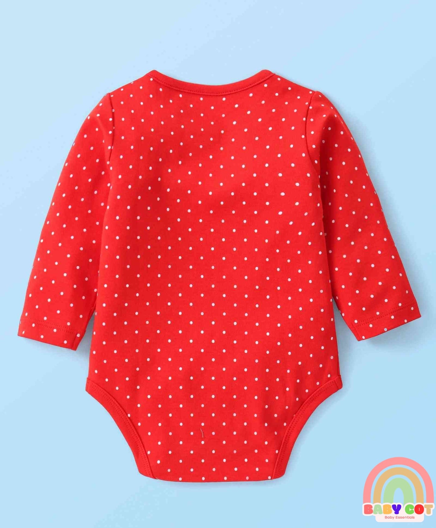 Interlock Knit Full Sleeve Onesies with Aristocats - Marie Graphics Pack of 3 - Red Pink & White