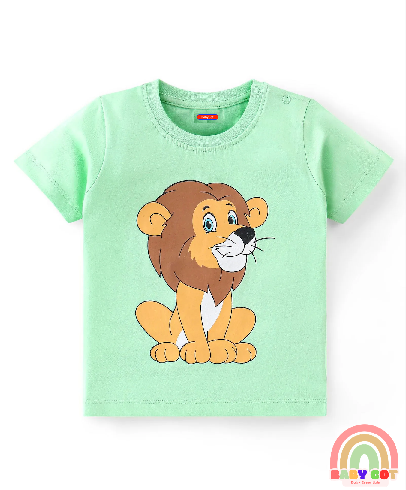 100% Cotton Knit Half Sleeves T-Shirt Tiger Print Pack Of 3 - Multicolor