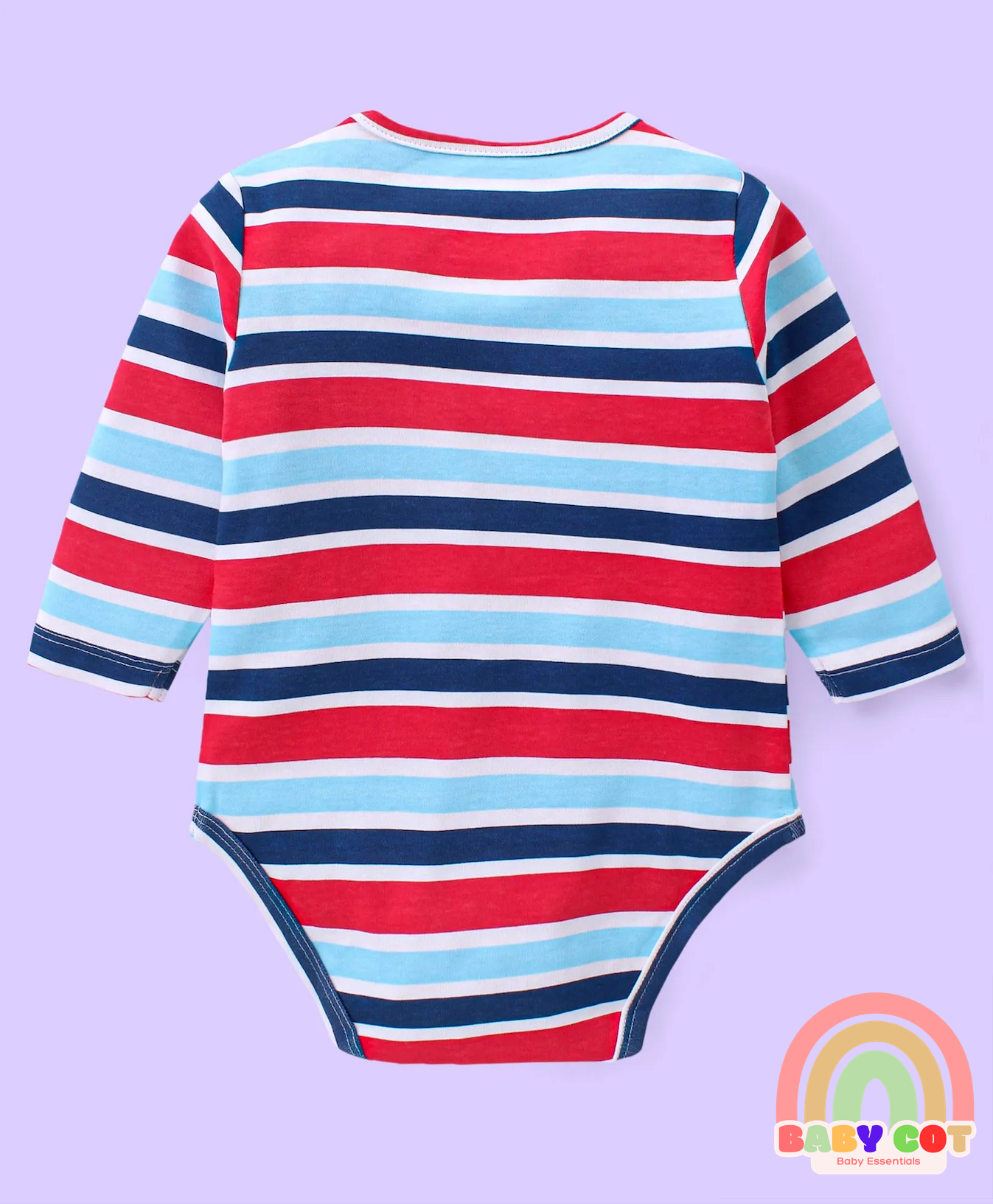Full Sleeves Onesies With Printed Graphics Pack of 3 - Multicolour