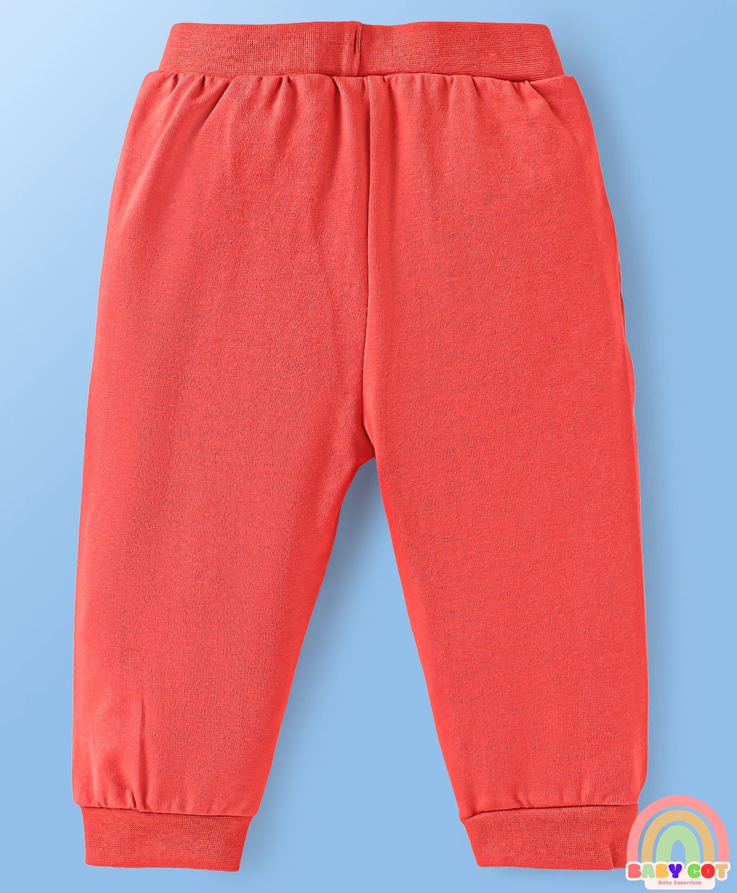 Full Sleeves Butterfly Printed T-Shirt & Lounge Pant Set With Inner Top - Red