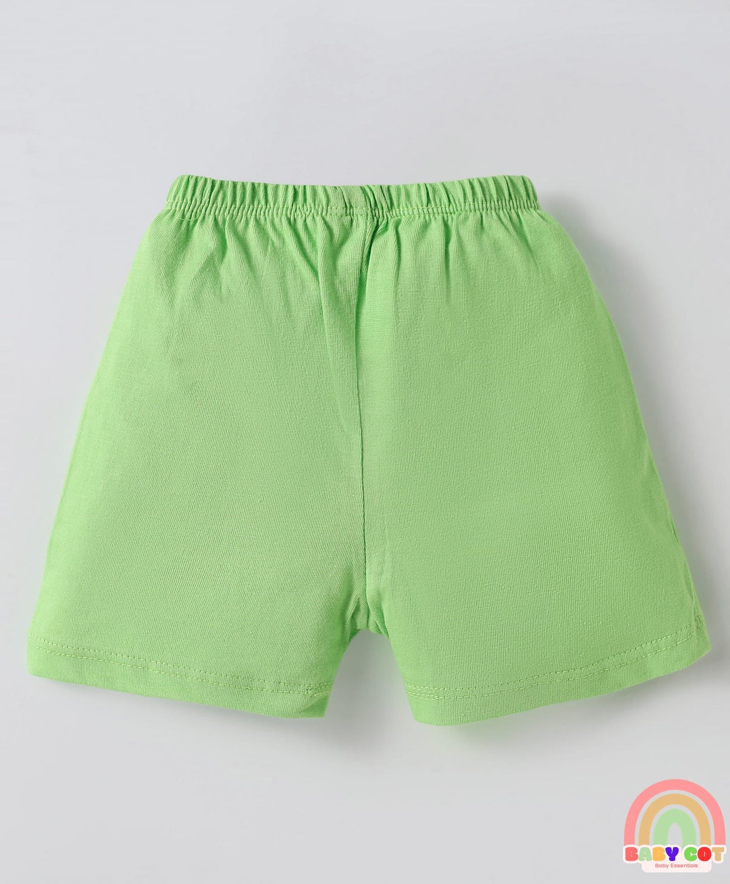 Single Jersey Knit Above Knee Length Shorts With Animal & Heart Print Pack Of 5 - Multicolour