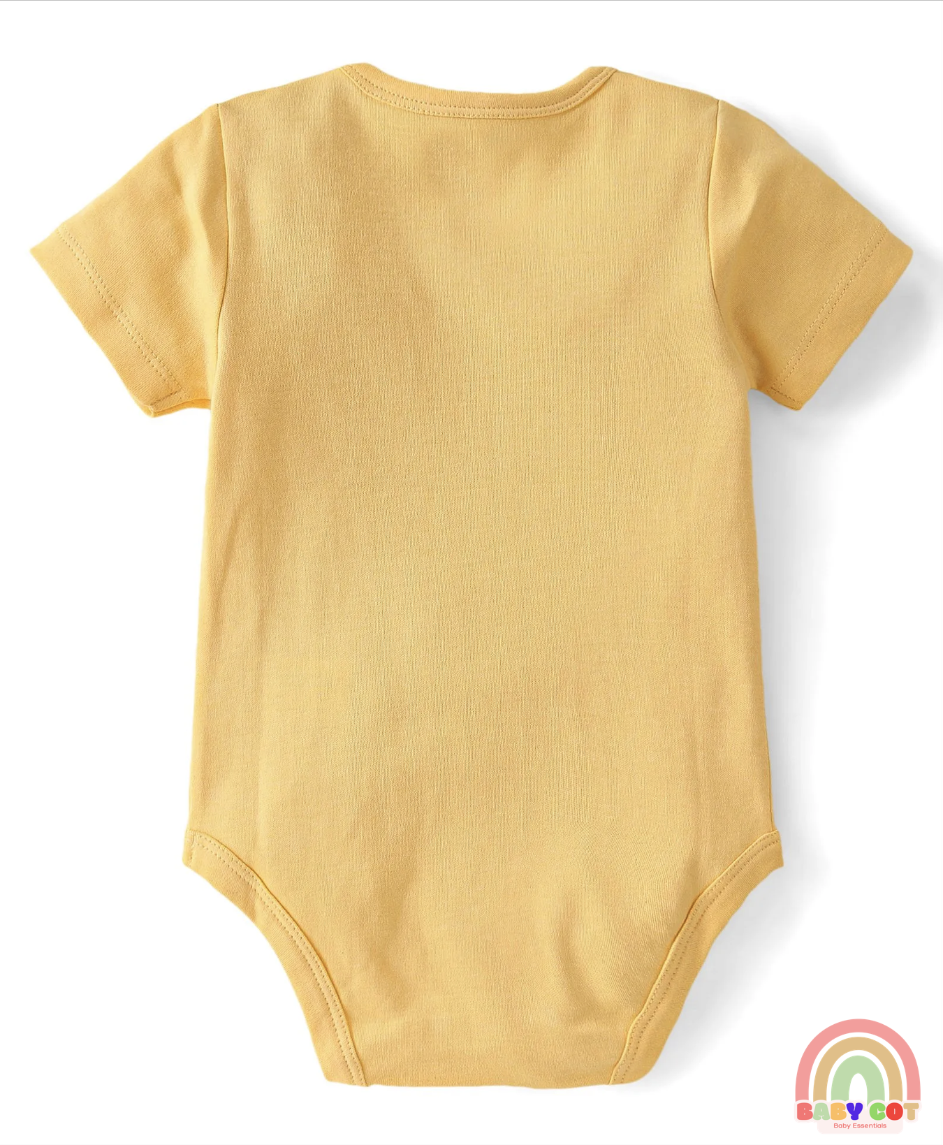 100% Cotton Knit Half Sleeves Striped & Lion Printed Onesies Pack of 5 - Multicolour