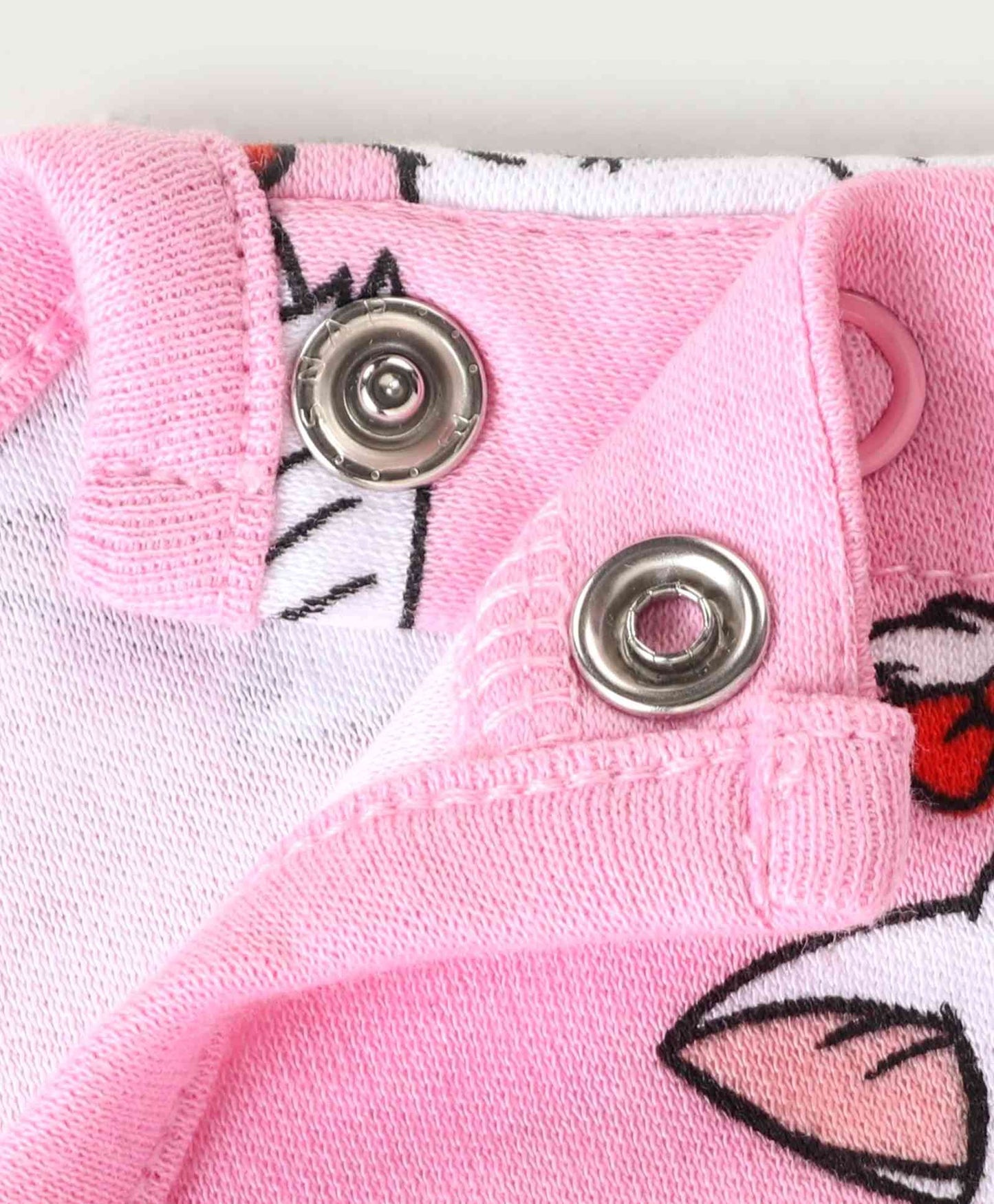 Interlock Knit Full Sleeve Onesies with Aristocats - Marie Graphics Pack of 3 - Red Pink & White