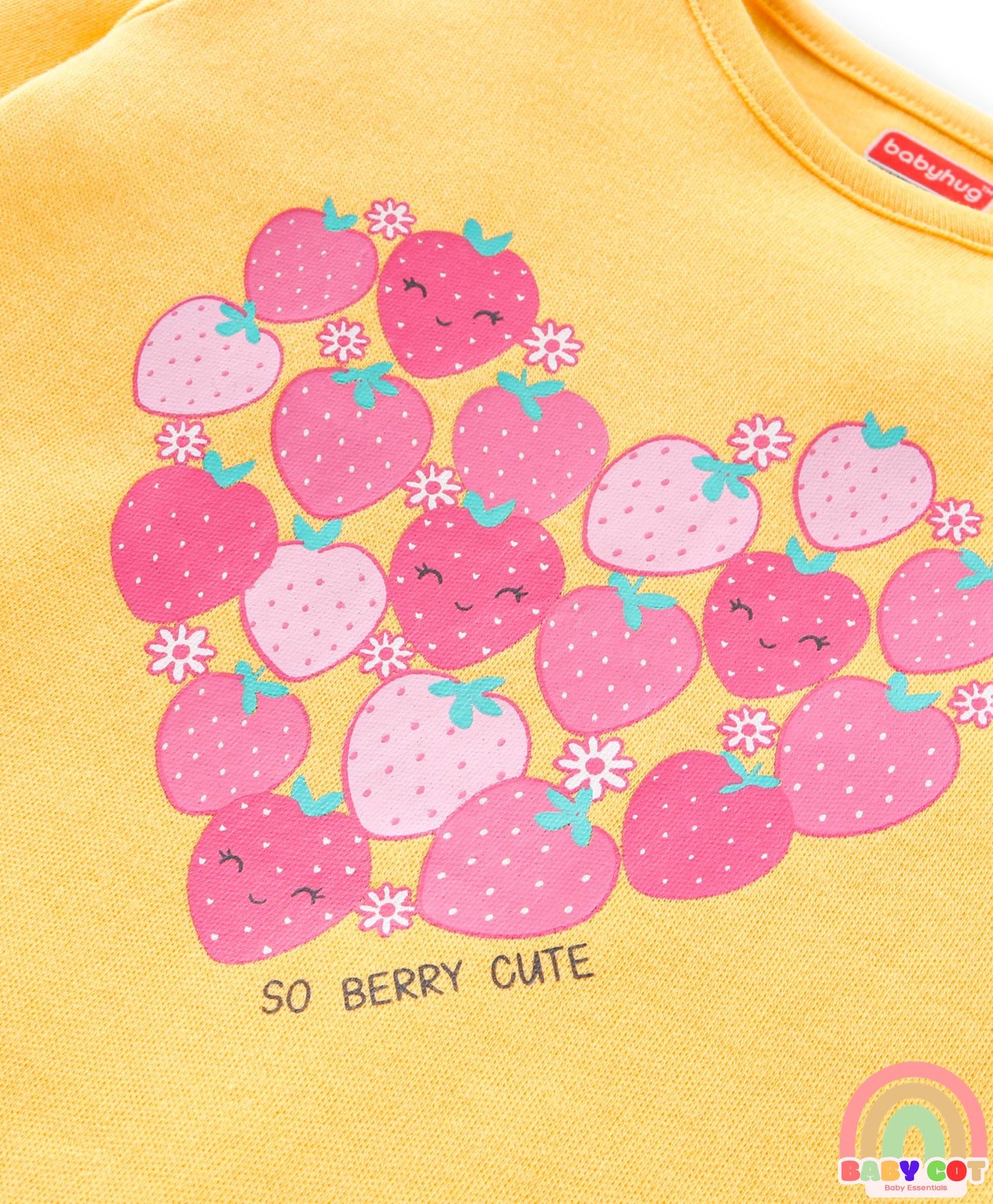 100% Cotton Interlock Full Sleeves Onesies Polka Dots & Floral Print Pack of 3 - Multicolour