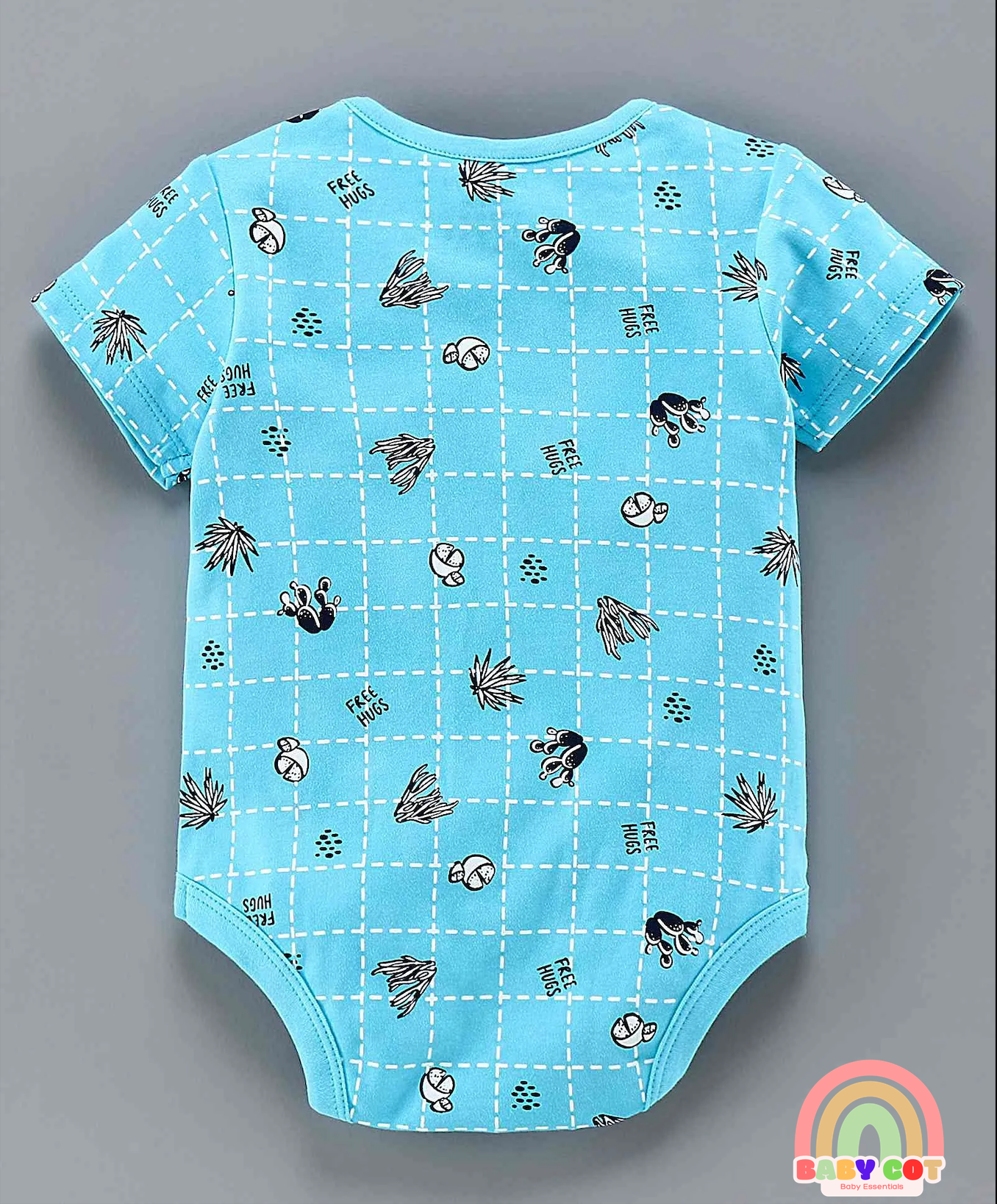 Cotton Short Sleeves Onesies Multiprint Pack of 5 - Multicolour