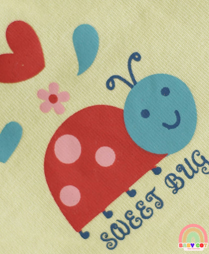 Single Jersey Knit Above Knee Length Shorts With Animal & Heart Print Pack Of 5 - Multicolour