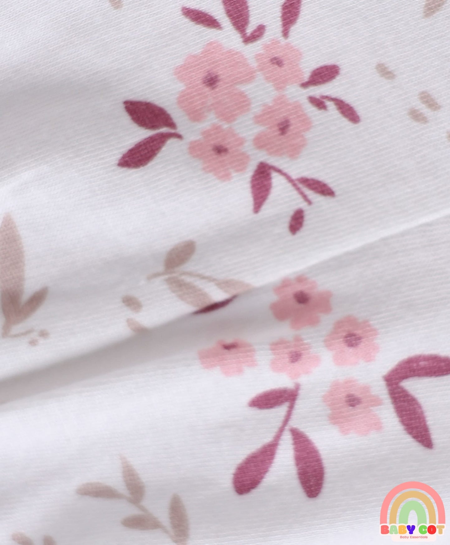 Single Jersey Knit Above Knee Length Shorts With Floral & Heart Print Pack Of 5 - Light Multicolour