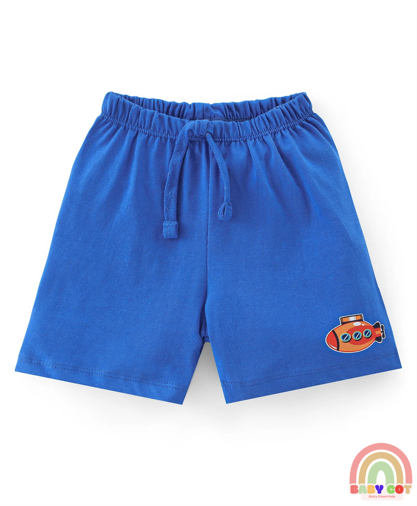 Single Jersey Cotton Shorts Submarine Print Pack of 3 - Multicolour