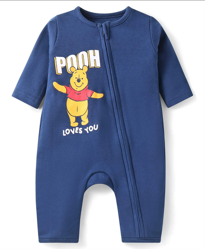 Interlock Knit Full Sleeves Rompers with Printed Graphics Pack of 3 - Red Green & Blue