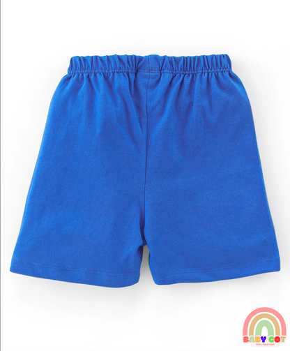 Single Jersey Cotton Shorts Submarine Print Pack of 3 - Multicolour
