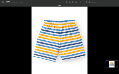 Cotton Knit Knee Length Striped Shorts Text & Balls Print Pack of 3 - Multicolour
