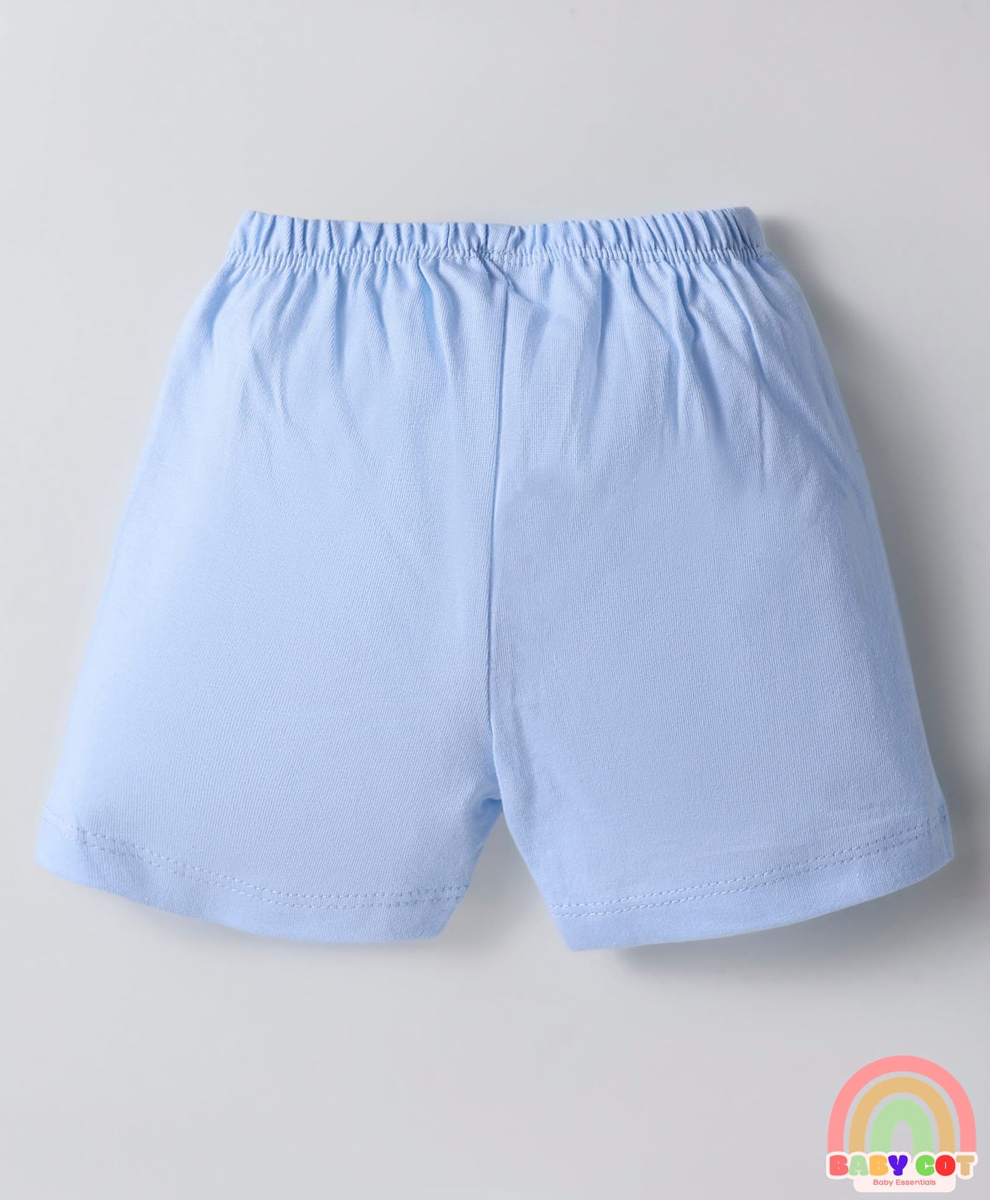 Single Jersey Knit Above Knee Length Shorts With Sea Life & Heart Print Pack Of 5 - Multicolour