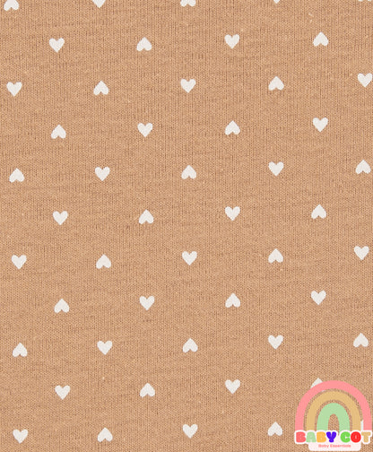 Half Sleeves Onesies With Heart Print Pack of 5 - Multicolour