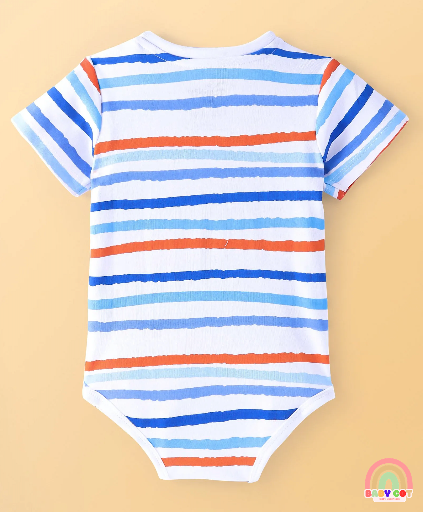 Interlock Knit Half Sleeves Onesies with Nemo Graphics Pack of 2 - Multicolour