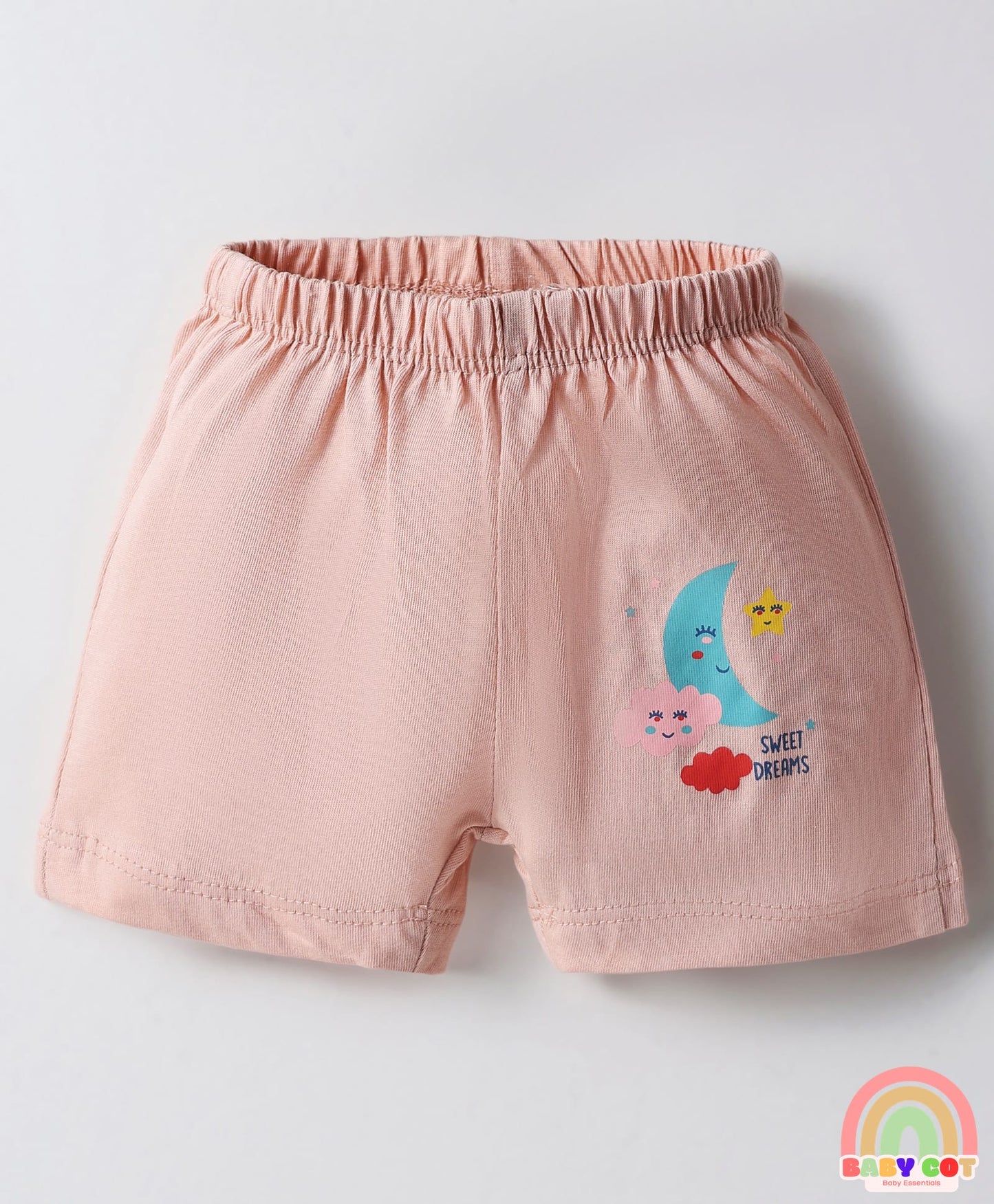 Single Jersey Knit Above Knee Length Shorts With Tropical & Geometric Shape Print Pack Of 5 - Multicolour