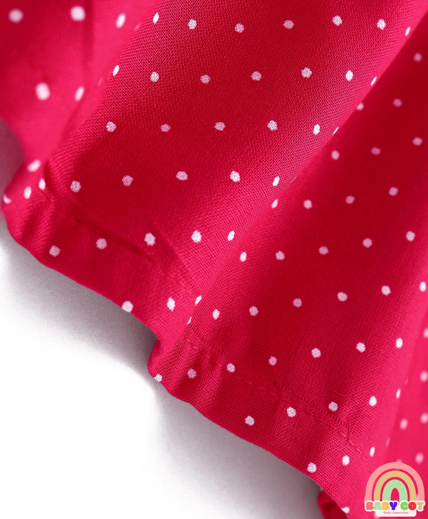 Woven Full Sleeves Rayon Top With Frill Detailing & Floral Embroidery - Dark Pink