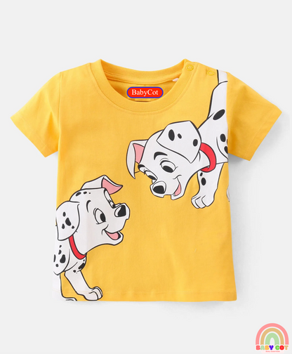 Cotton Half Sleeves Striped T-Shirt With Graphics Pack of 3 - Multicolor