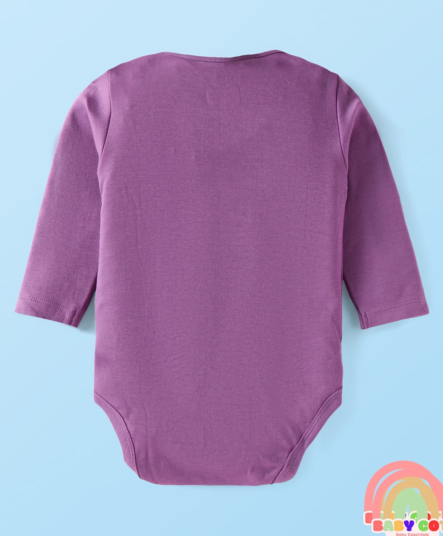 Interlock Knit Full Sleeves Onesies with Disney Princess Graphics Pack of 3- White Pink & Purple