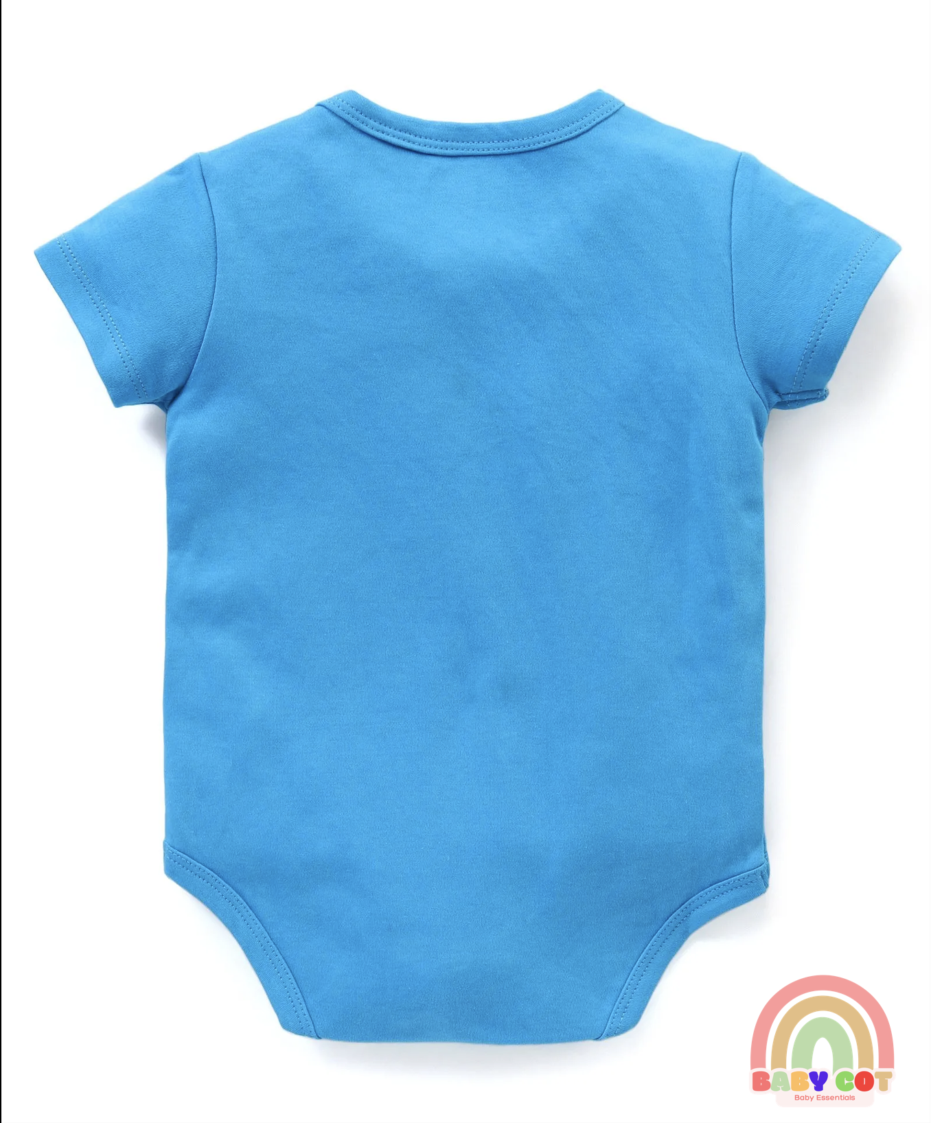 100% Cotton Knit Half Sleeves Onesies With Animal Print Pack of 3 - Multicolor