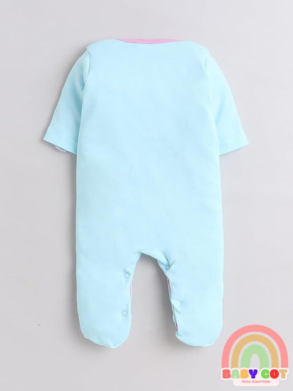 100% Cotton pink/blue Rompers Sleepsuits Jumpsuit Night Suits for Infants Newborn Baby Boys & Girls