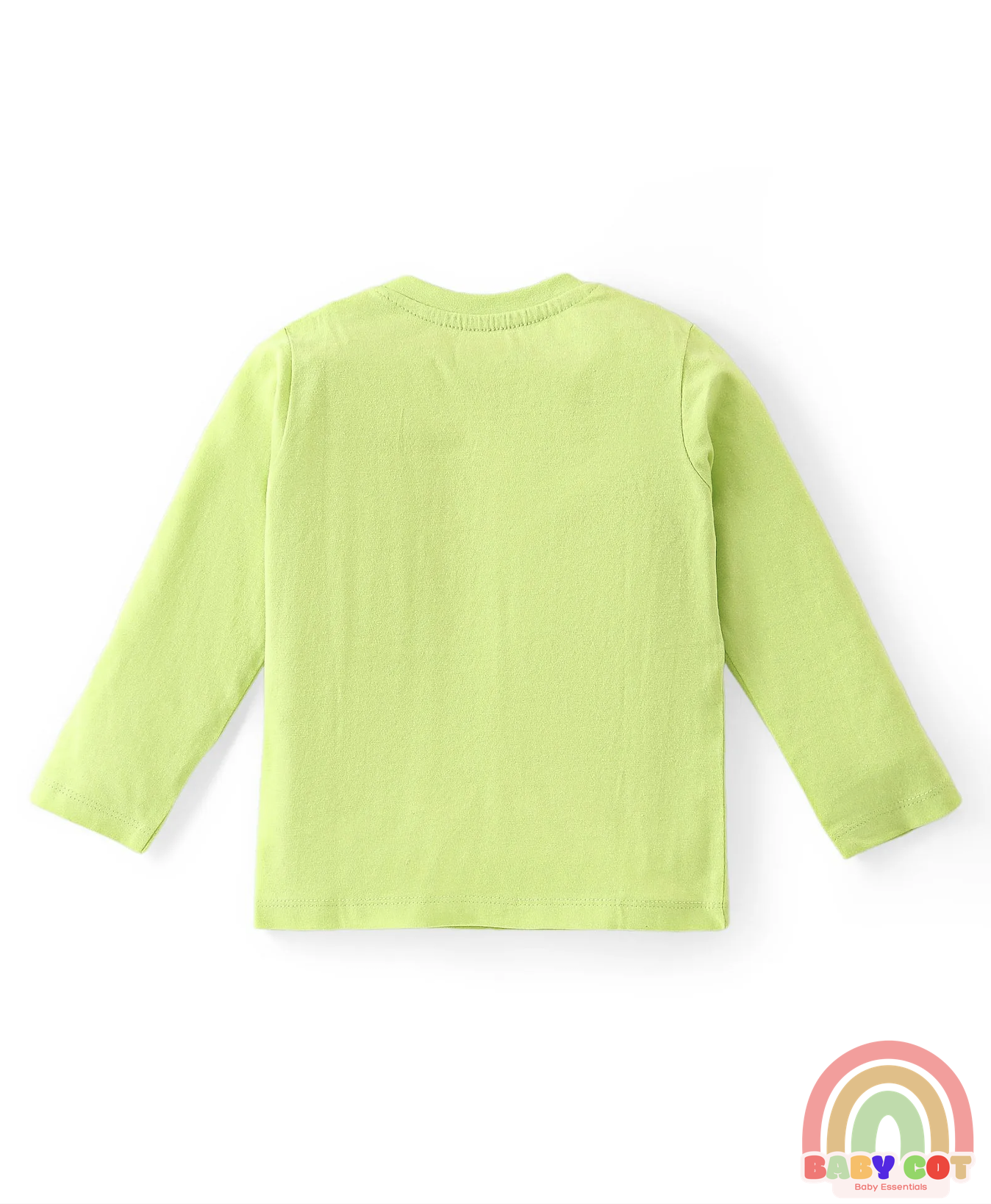 Cotton Knit Full Sleeves T-Shirt with Animal Print Pack of 3 - Blue Green & Orange