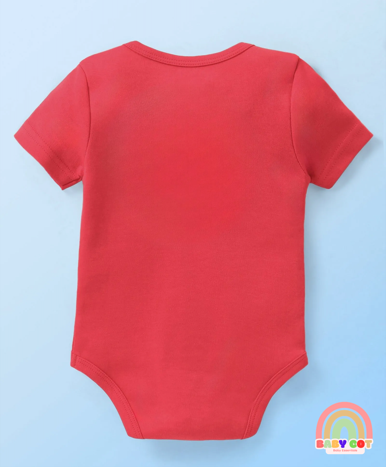 100% Cotton Knit Half Sleeves Onesies with Striped & Dino Print Pack of 3 - Multicolour