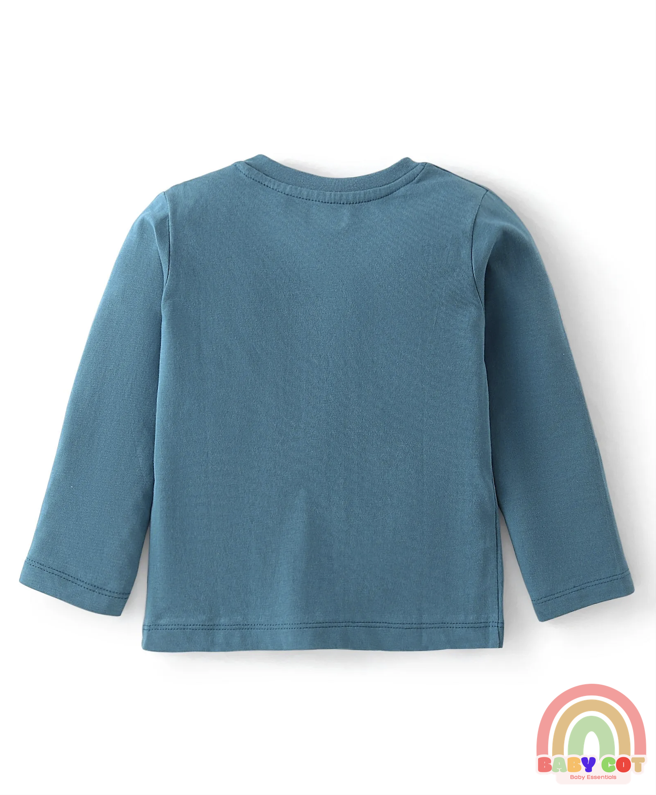 Cotton Knit Full Sleeves T-Shirt with Dino & Striped Print Pack of 3 - Multicolor