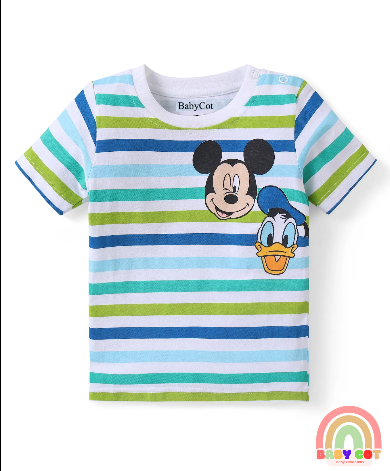 Cotton Knit Half Sleeves T-Shirts with Graphics Pack of 3 - Multicolour