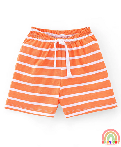 Single Jersey Cotton Shorts Submarine Print Pack of 3 - Multicolour