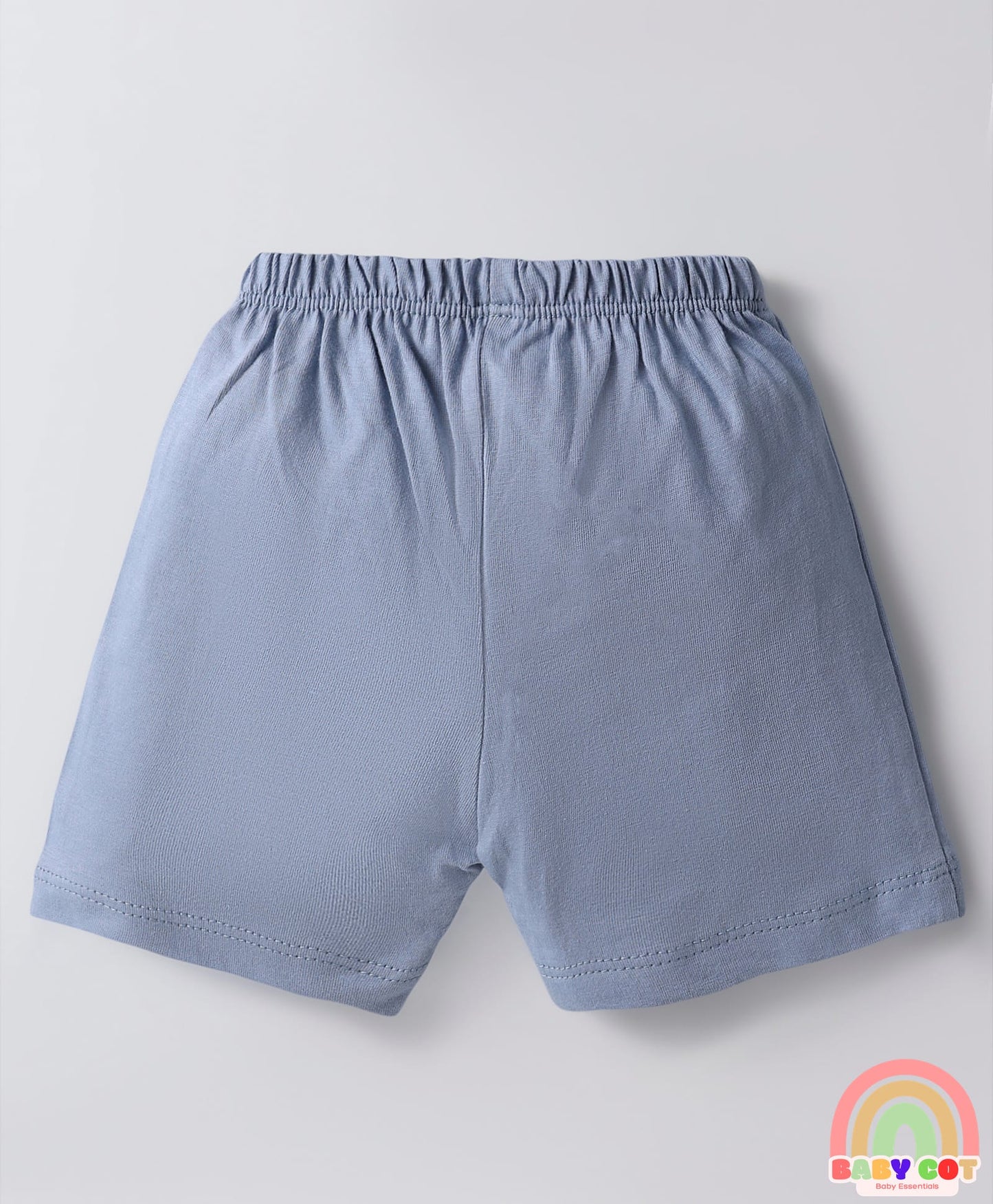 Single Jersey Knit Above Knee Length Shorts With Sea Life & Heart Print Pack Of 5 - Multicolour