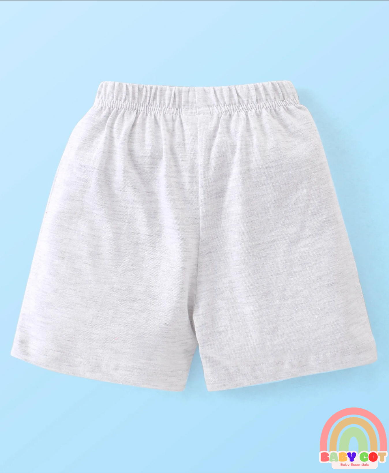 Cotton Knit Shorts Text Print Pack of 3 - Multicolour