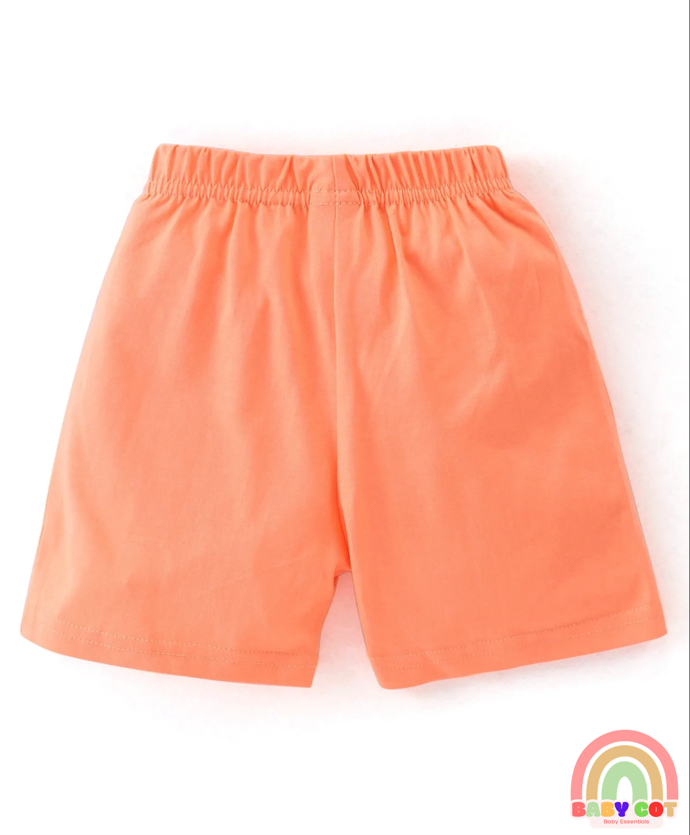 Cotton Knit Shorts with Shark & Text Print Pack of 3 - Multicolour