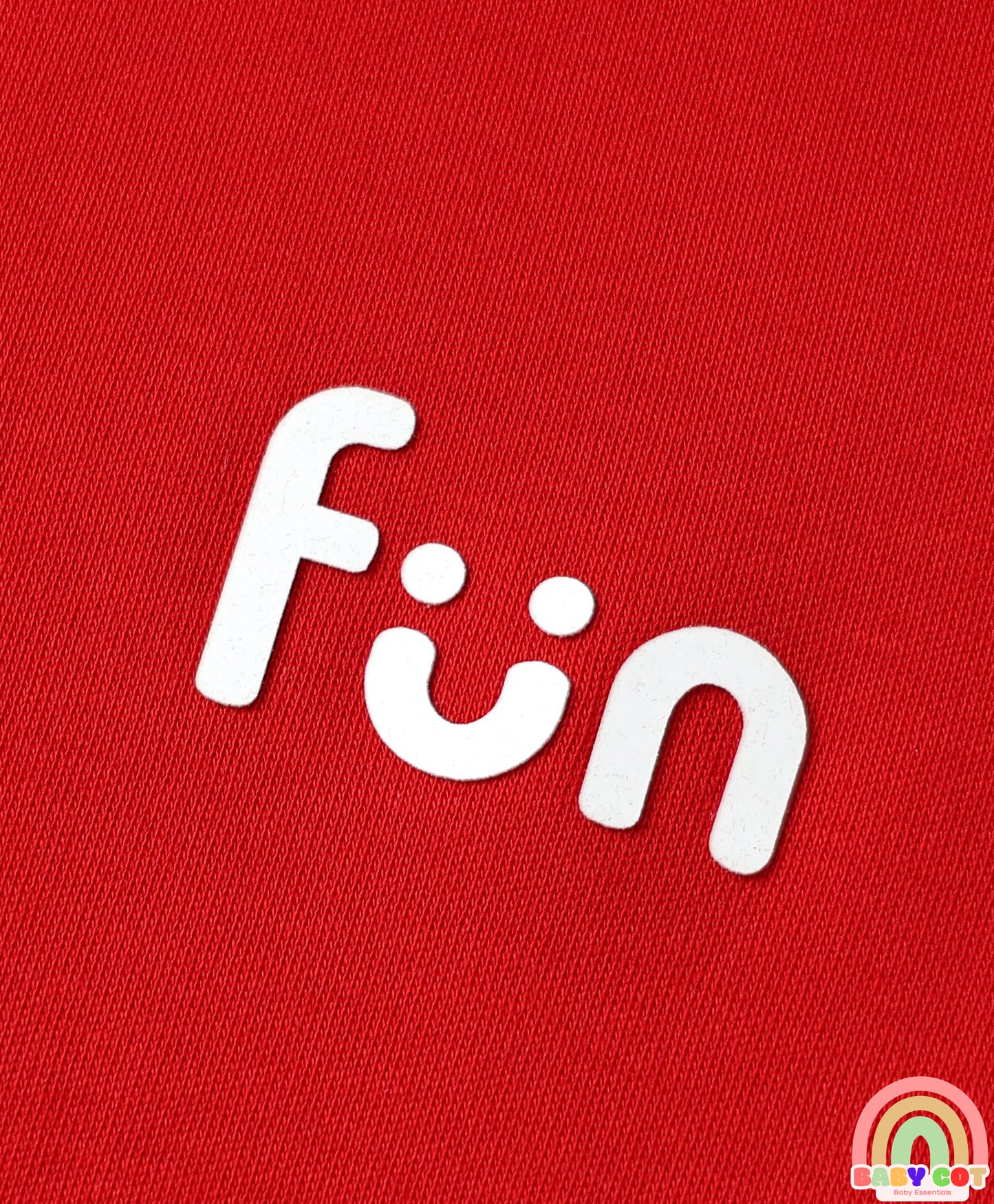 Interlock Knit Half Sleeves T-Shirts with Text Print Pack of 2 - Red & Light Green