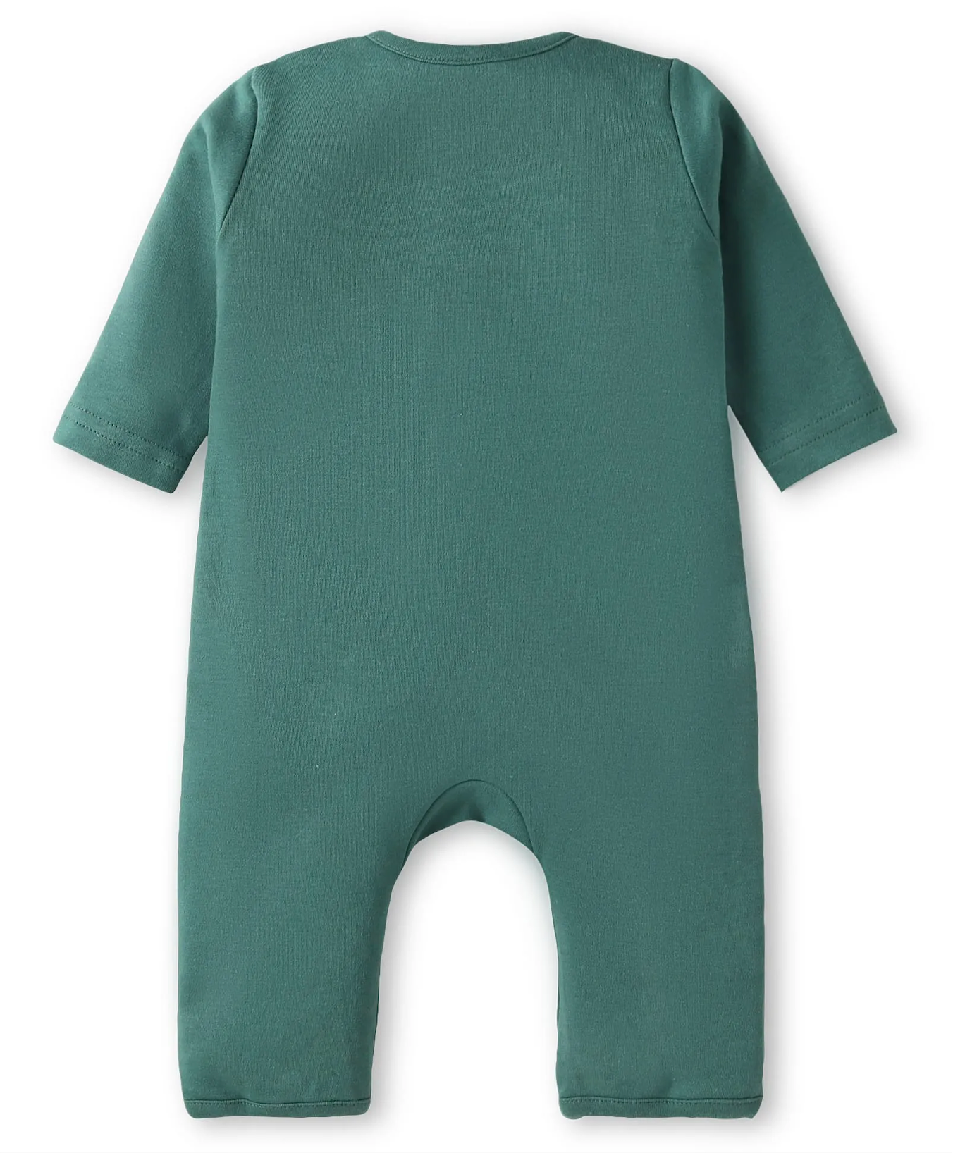 Interlock Knit Full Sleeves Rompers with Printed Graphics Pack of 3 - Red Green & Blue