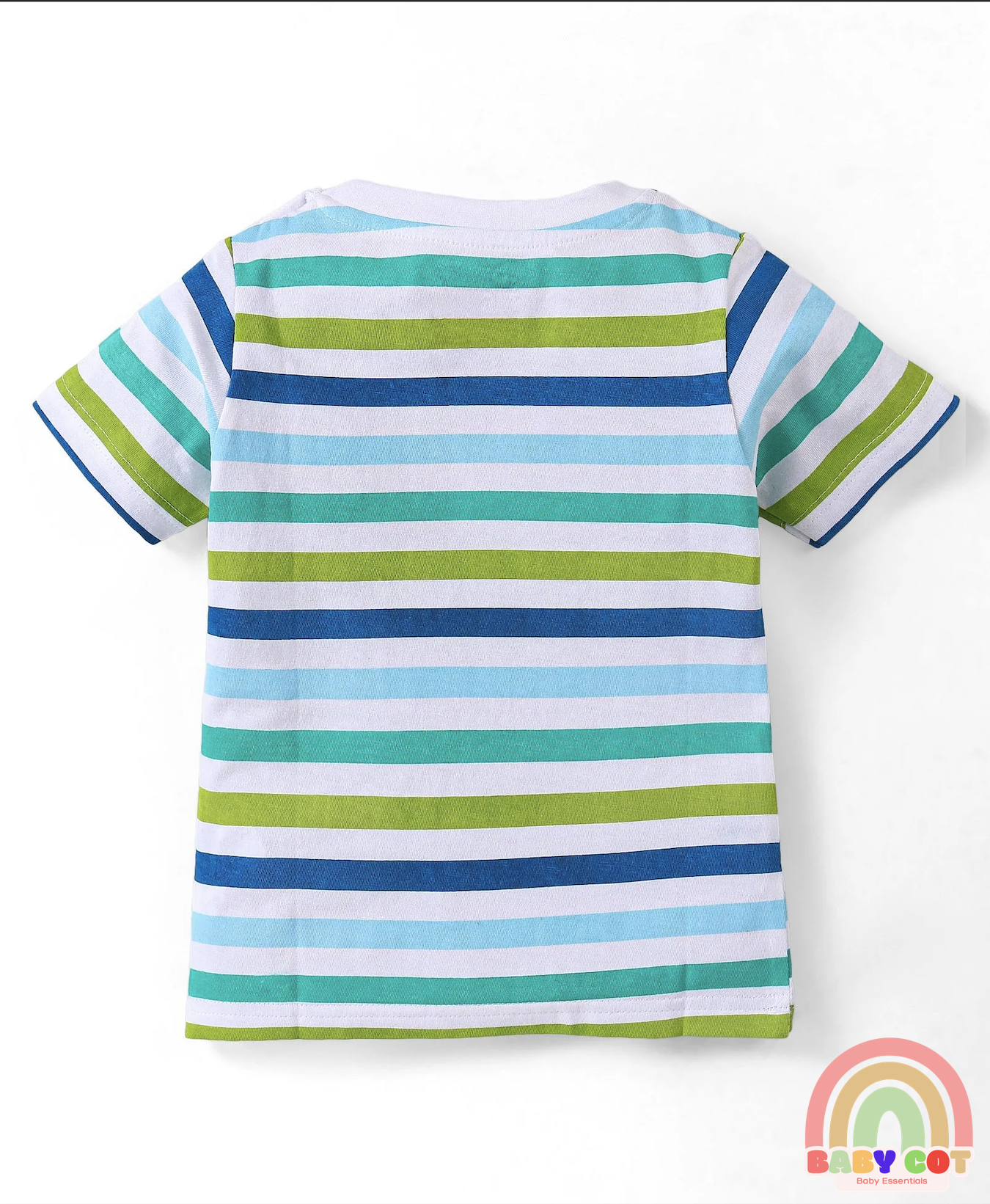 Cotton Knit Half Sleeves T-Shirts with Graphics Pack of 3 - Multicolour