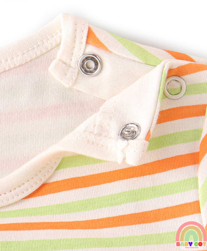 100% Cotton Knit with Eco-Jiva Finish Full Sleeves T-Shirts Polka Dots & Heart Print Pack of 3 - Multicolour