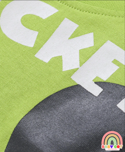 Cotton Knit Half Sleeves T-Shirts with Graphics Pack of 3 - Multicolour