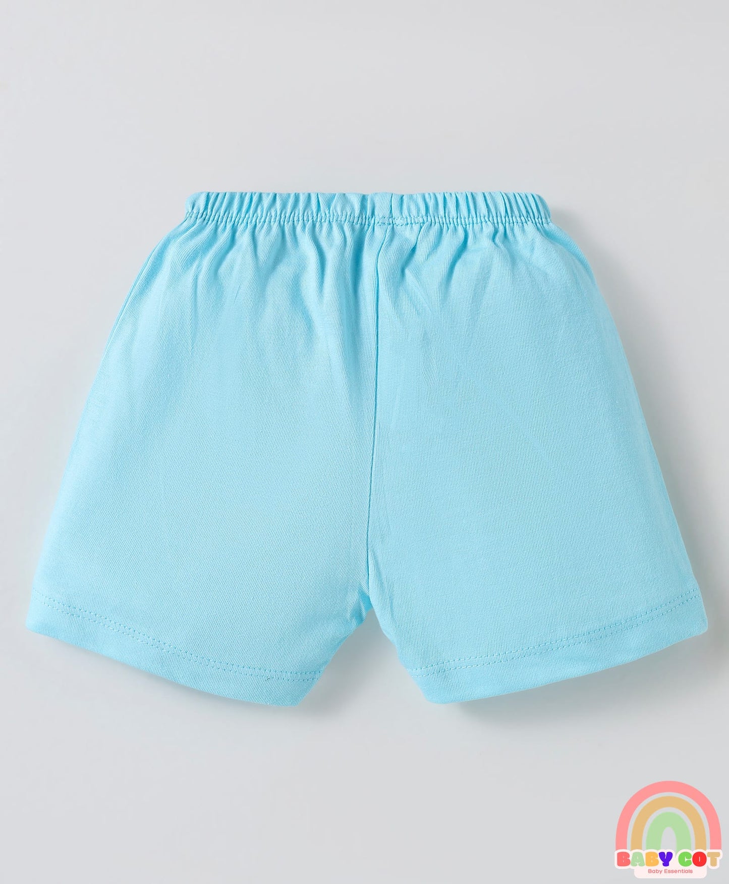 Single Jersey Knit Above Knee Length Shorts With Floral & Heart Print Pack Of 5 - Light Multicolour