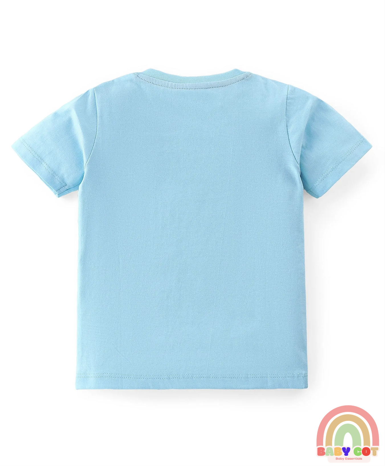 Cotton Knit Half Sleeves T-Shirts with Football Graphics Print Pack of 5 - Blue Green & Grey